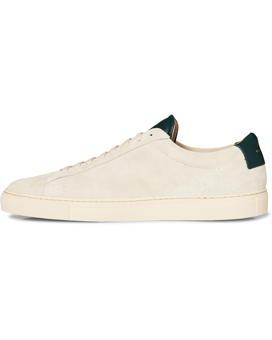 Herr | Zespà ZSP4 HGH Suede Sneakers Off White/Sapin | Zespà | ZSP4 HGH Suede Sneakers Off White/Sapin