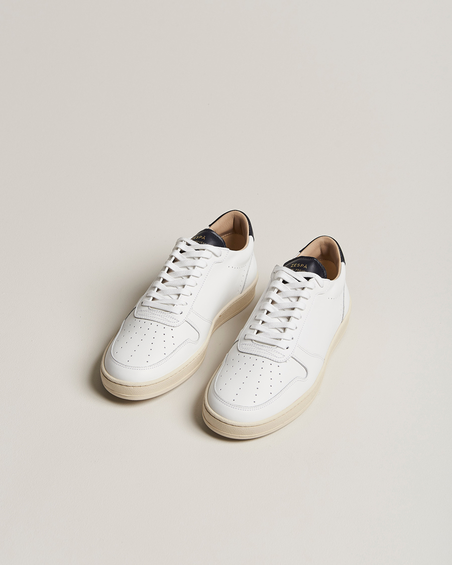 Herr |  | Zespà | ZSP23 APLA Leather Sneakers White/Navy