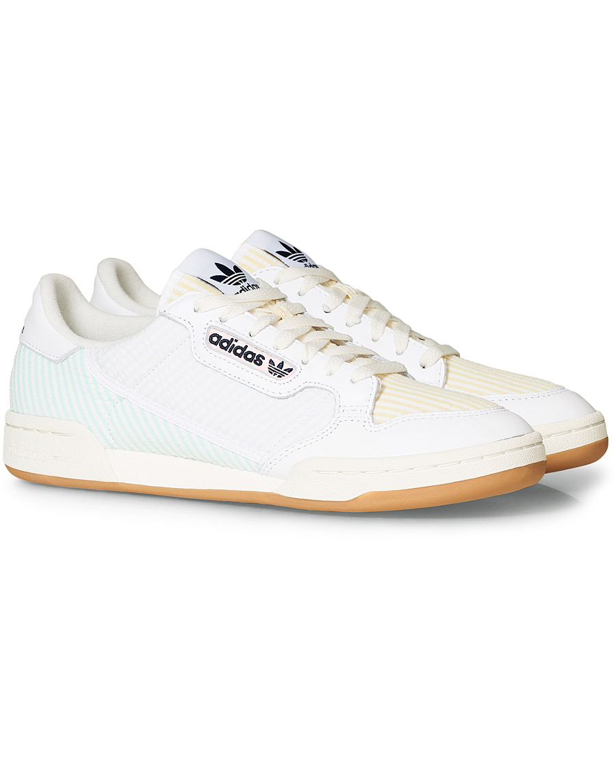 Herr | adidas Originals Continental 80 Sneaker White/Green | adidas Originals | Continental 80 Sneaker White/Green