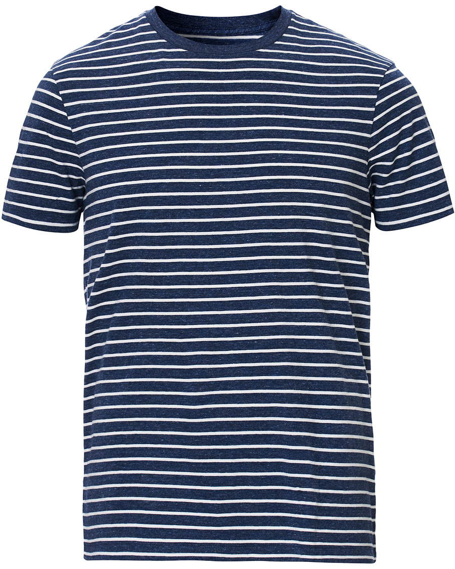 Herr | T-Shirts | J.Crew | Vincent Stripe Tee Heather Ink