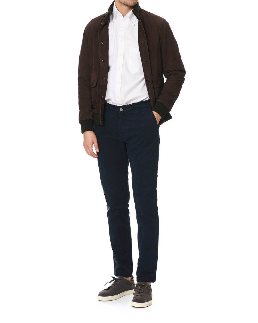Herr | Skjortor | Stenströms | Slimline Oxford Shirt White