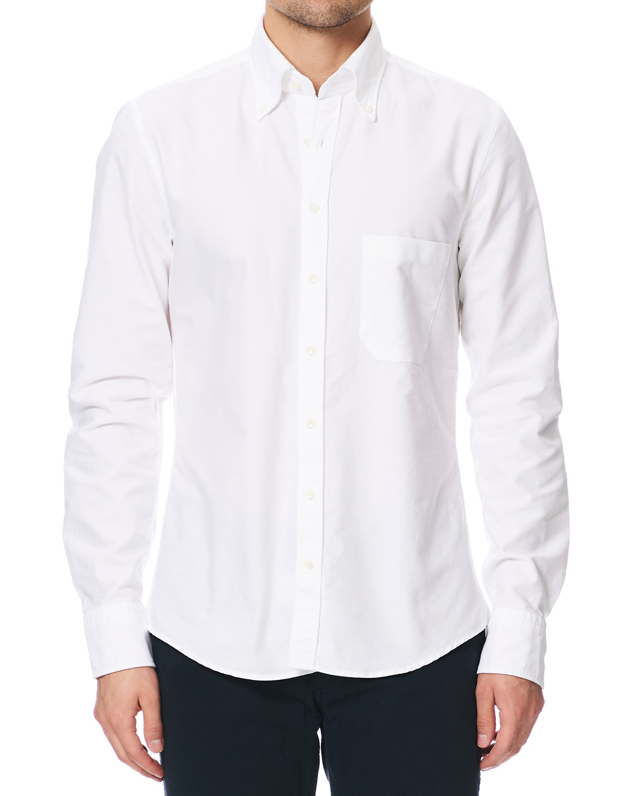 Herr | Skjortor | Stenströms | Slimline Oxford Shirt White
