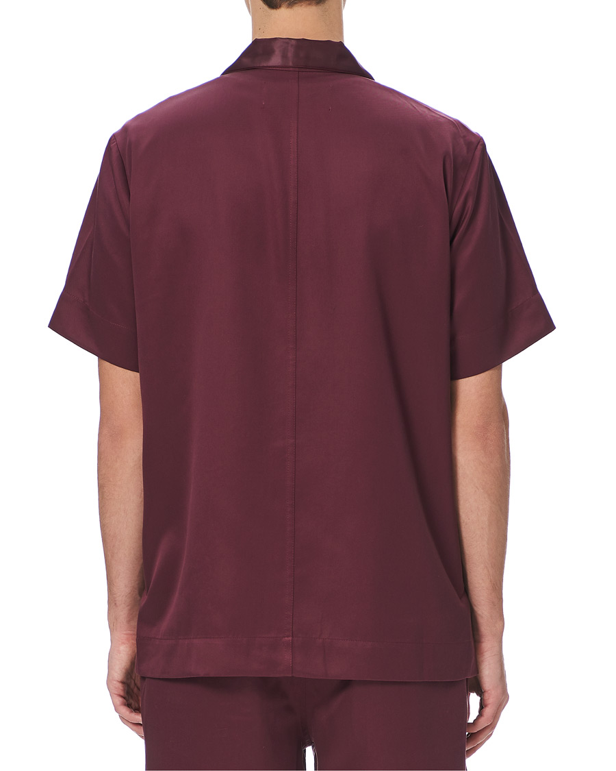 Herr | Pyjamas & Morgonrockar | CDLP | Home Suit Short Sleeve Burgundy