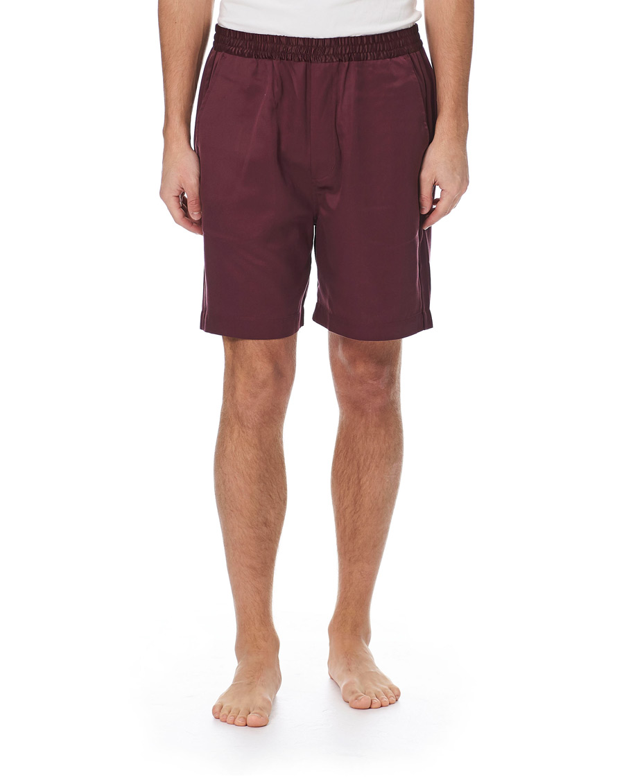 Herr | Pyjamas & Morgonrockar | CDLP | Home Suit Short Sleeve Burgundy