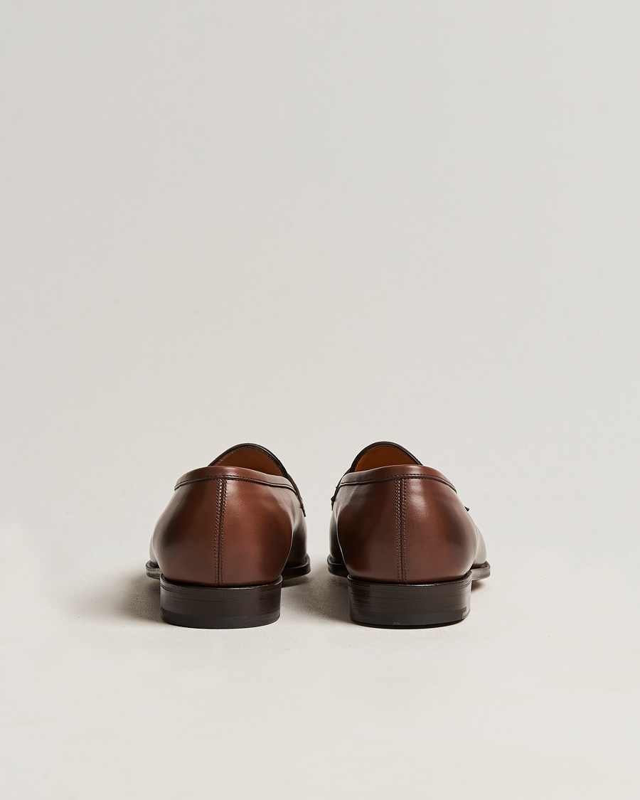 Herr | Loafers | Edward Green | Piccadilly Penny Loafer Dark Oak Antique