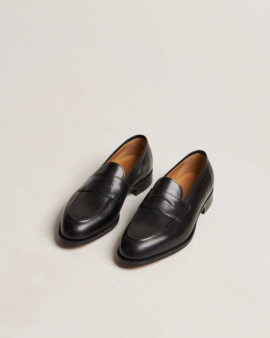 Herr | Loafers | Edward Green | Piccadilly Penny Loafer Black Calf