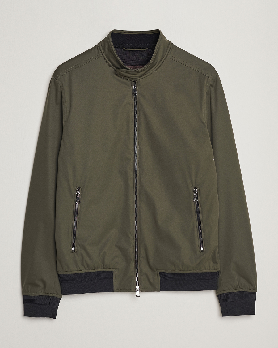 Herr | Jackor | Oscar Jacobson | Harris Harrington Nylon Jacket Green