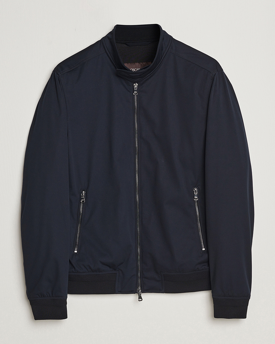 Herr | Jackor | Oscar Jacobson | Harris Harrington Nylon Jacket Navy