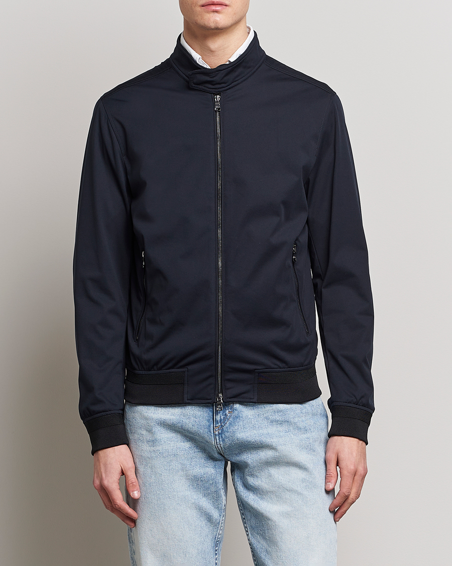 Herr | Vårjackor herr | Oscar Jacobson | Harris Harrington Nylon Jacket Navy