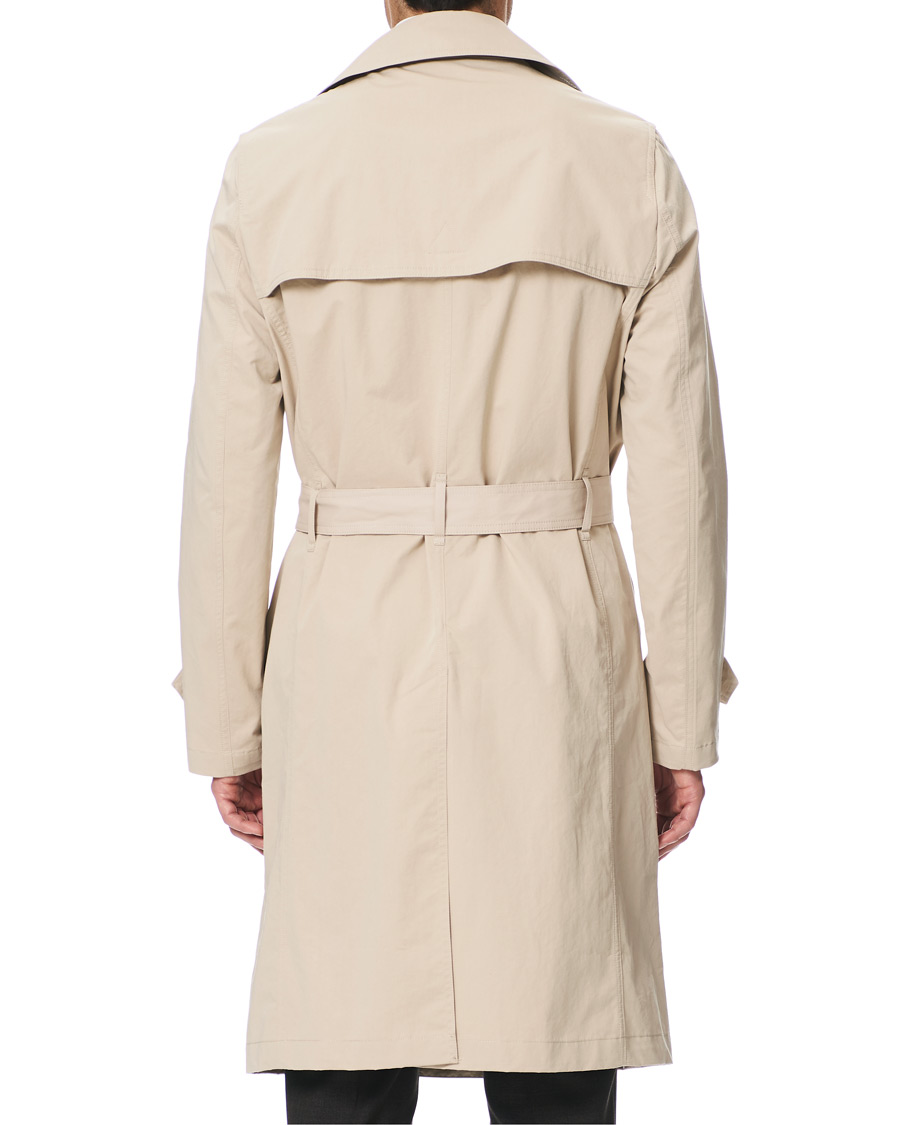 Herr | Jackor | Oscar Jacobson | Reace Double Breasted Trenchcoat Beige