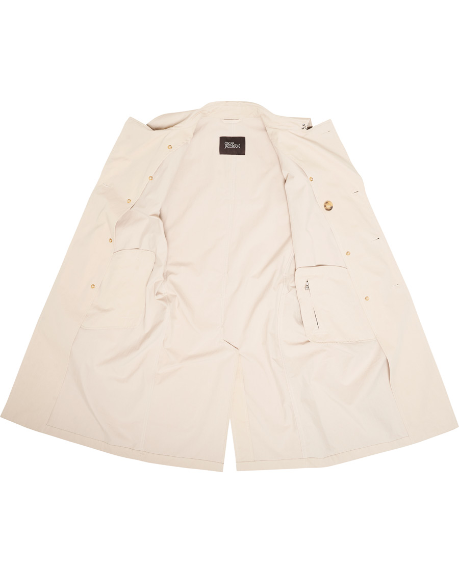 Herr | Jackor | Oscar Jacobson | Reace Double Breasted Trenchcoat Beige