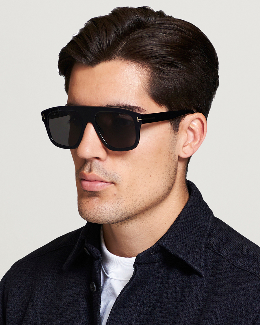 Herr | Solglasögon | Tom Ford | Thor FT0777 Sunglasses Black/Polarized