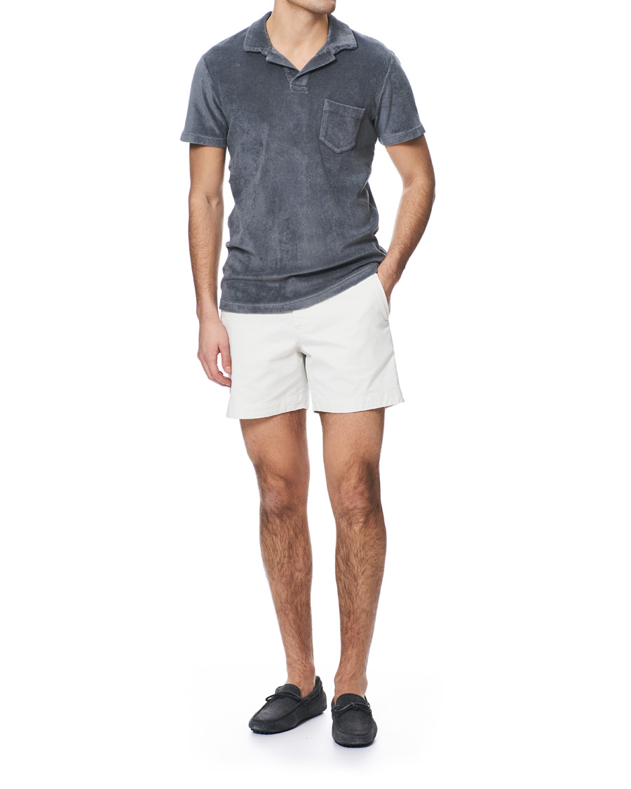 Herr | Shorts | Orlebar Brown | Bulldog Cotton Twill Shorts Chalk