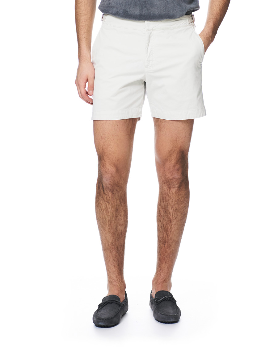 Herr | Shorts | Orlebar Brown | Bulldog Cotton Twill Shorts Chalk