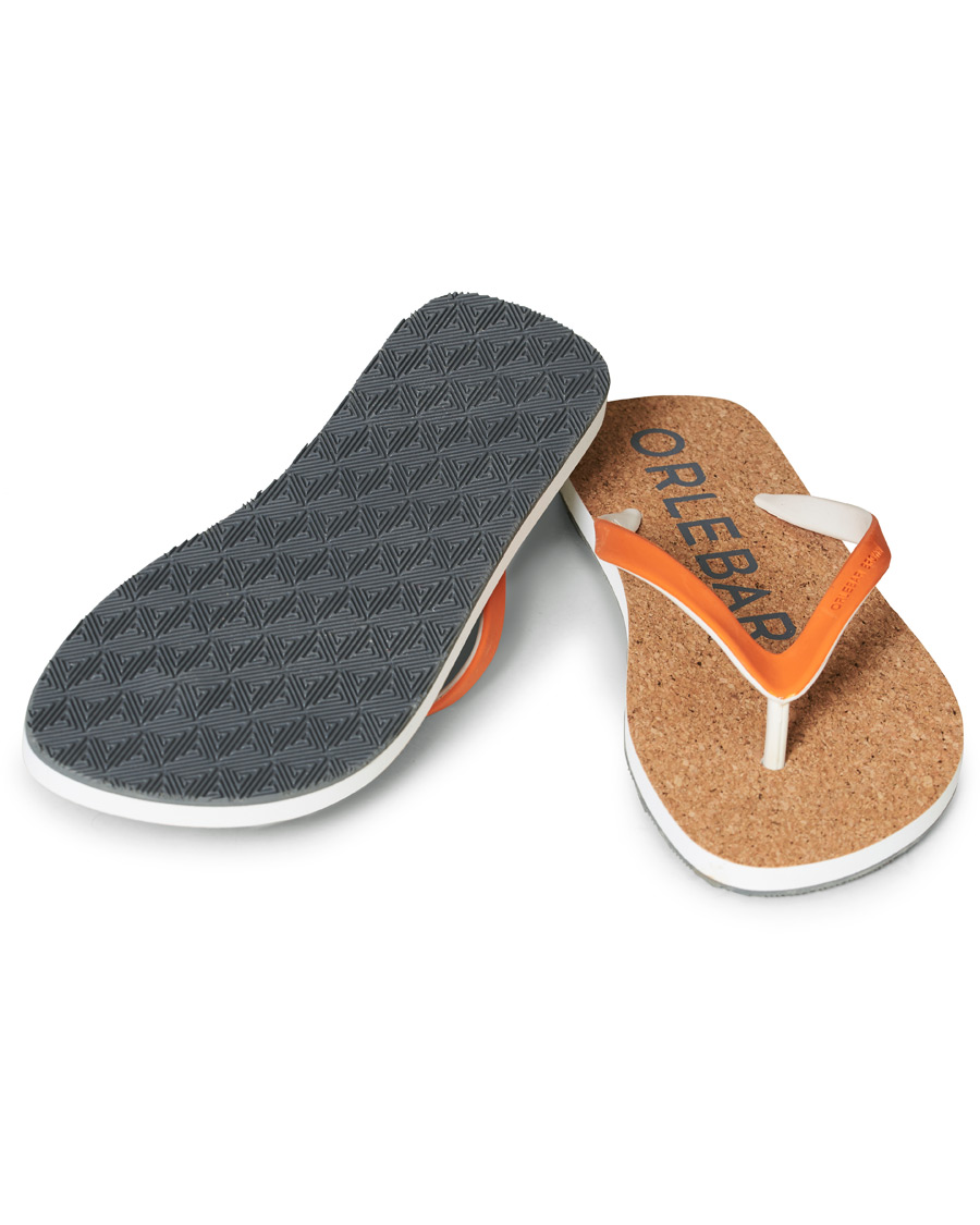 Herr | Orlebar Brown Haston Cork Flip Flops Clementine | Orlebar Brown | Haston Cork Flip Flops Clementine