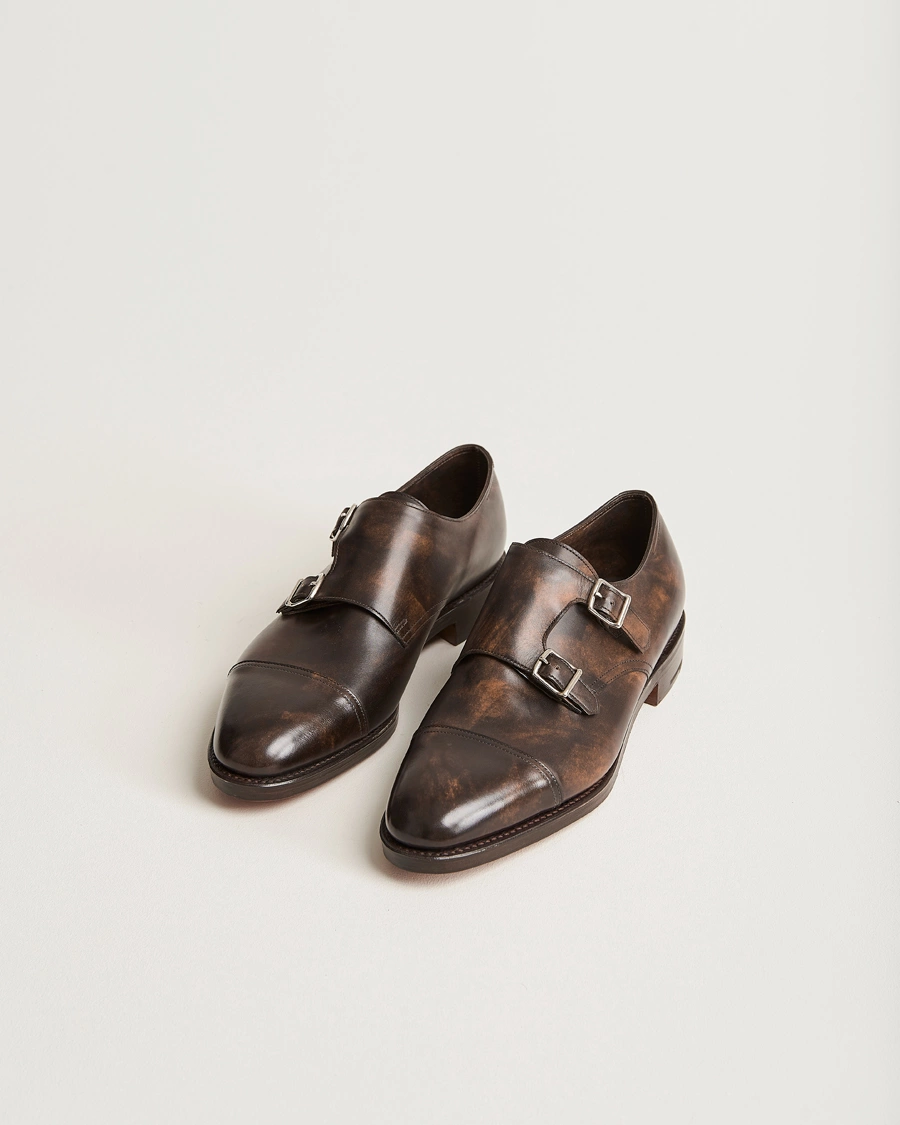 Herr | John Lobb | John Lobb | William Double Monkstrap Dark Brown Calf