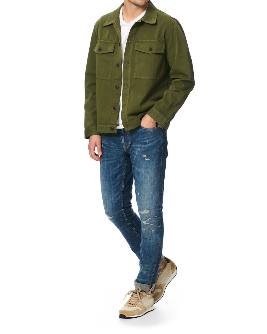 Herr | Skjortor | Nudie Jeans | Colin Utility Overshirt Green