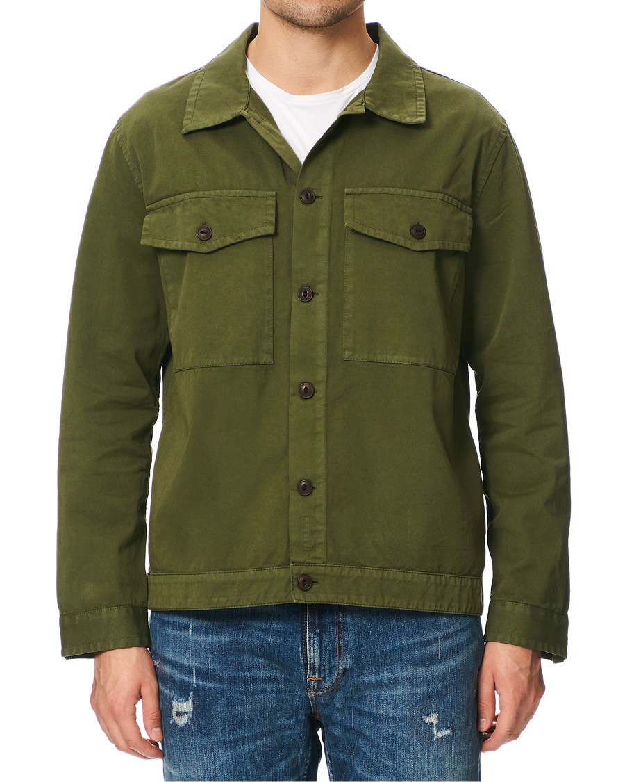 Herr | Skjortor | Nudie Jeans | Colin Utility Overshirt Green
