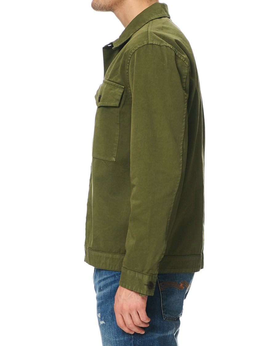 Herr | Skjortor | Nudie Jeans | Colin Utility Overshirt Green