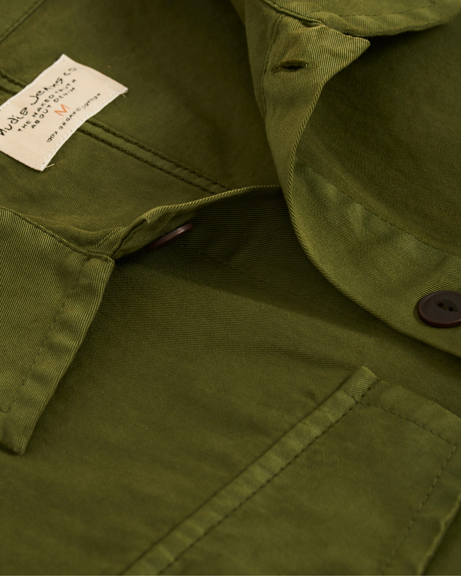 Herr | Skjortor | Nudie Jeans | Colin Utility Overshirt Green