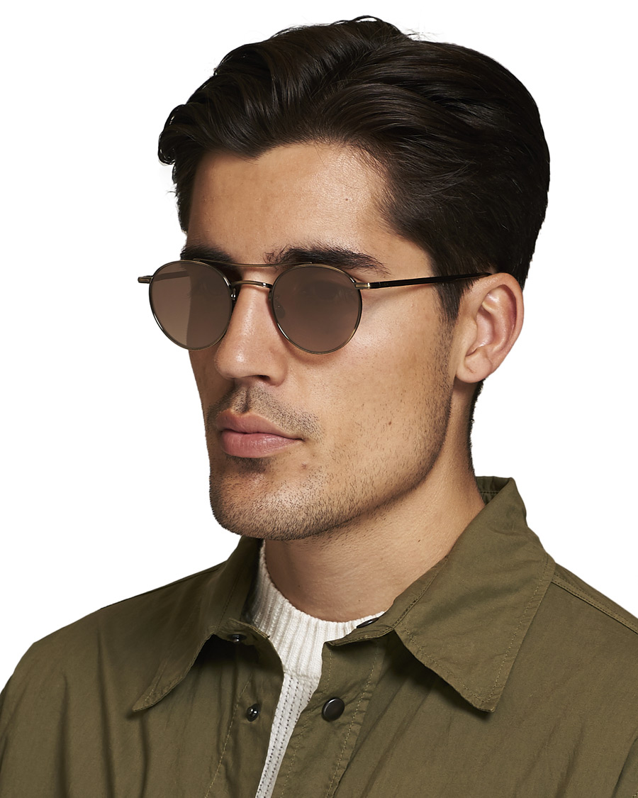 Herr | Garrett Leight Limited Edition X Rimowa 49 Sunglasses Flat Sienna | Garrett Leight | Limited Edition X Rimowa 49 Sunglasses Flat Sienna