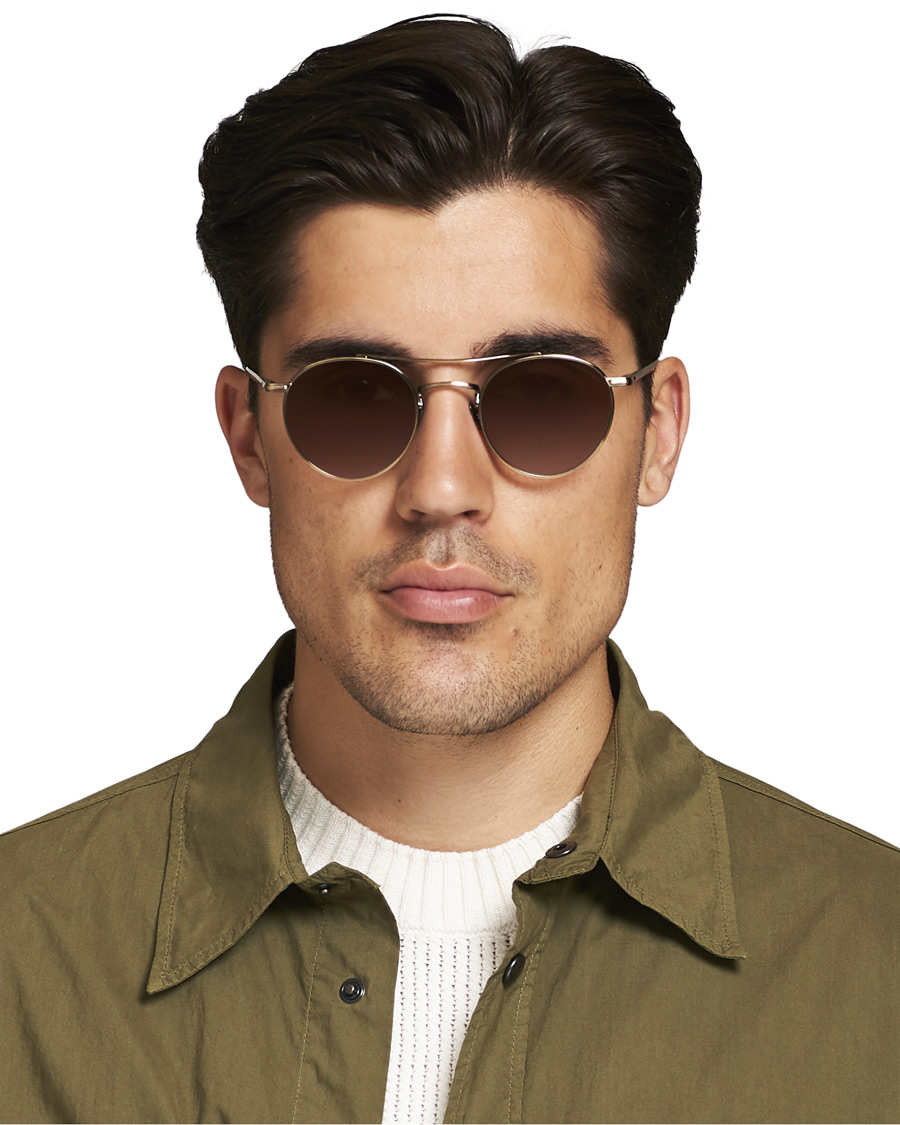 Herr | Garrett Leight Limited Edition X Rimowa 49 Sunglasses Flat Sienna | Garrett Leight | Limited Edition X Rimowa 49 Sunglasses Flat Sienna