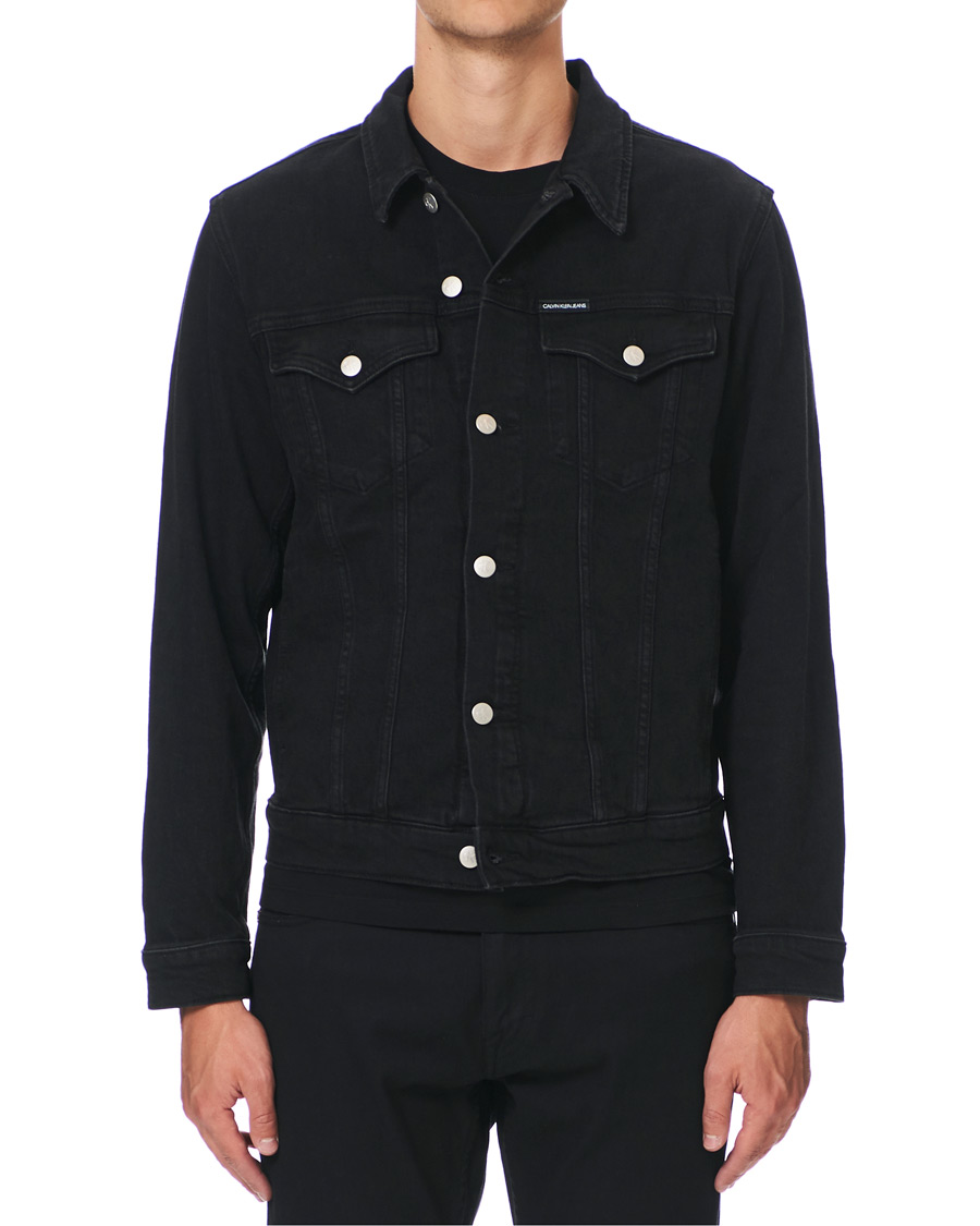 Herr | Jackor | Calvin Klein Jeans | Foundation Slim Denim Jacket Washed Black