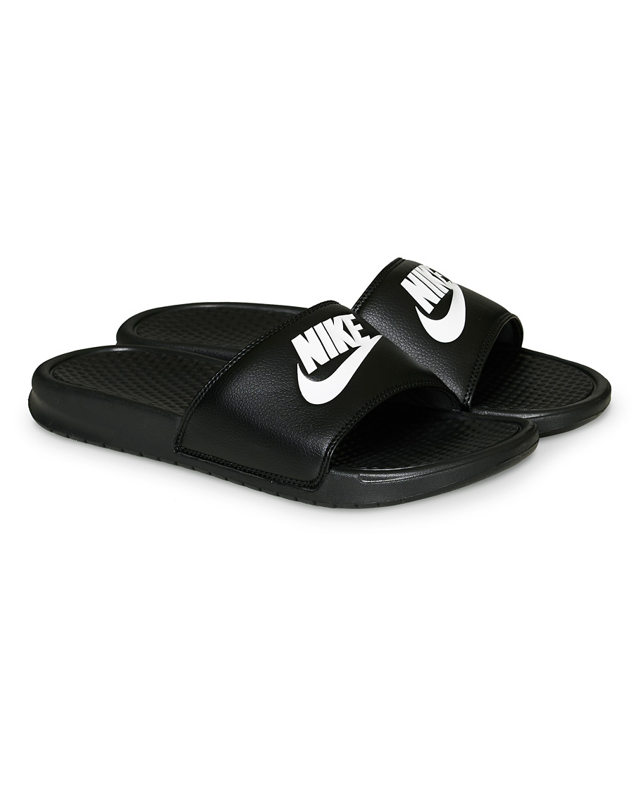 Herr | Nike Benassi JDI Slides Black/White | Nike | Benassi JDI Slides Black/White