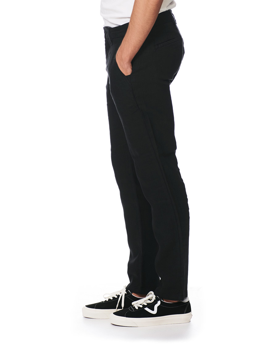 Herr | Byxor | NN07 | Karl Linen Trousers Black