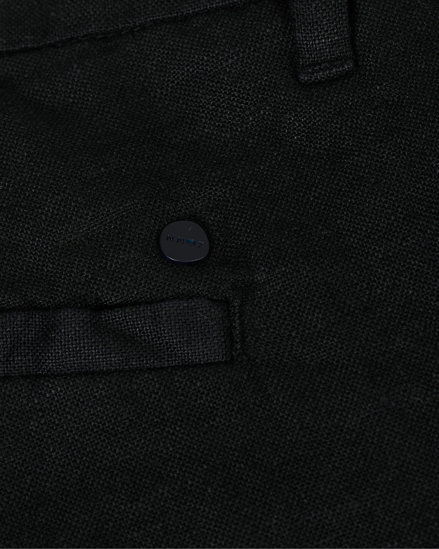 Herr | Byxor | NN07 | Karl Linen Trousers Black