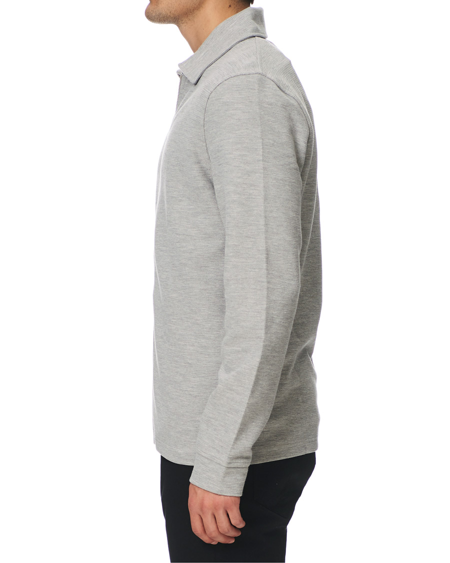 Herr | Tröjor | Samsøe Samsøe | Samsøe & Samsøe Herrskov Zip Cardigan Grey Mel