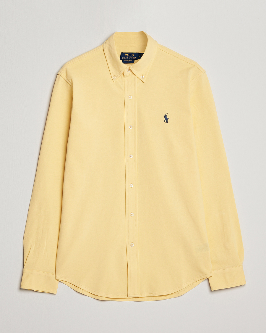 Herr | Skjortor | Polo Ralph Lauren | Featherweight Mesh Shirt Corn Yellow