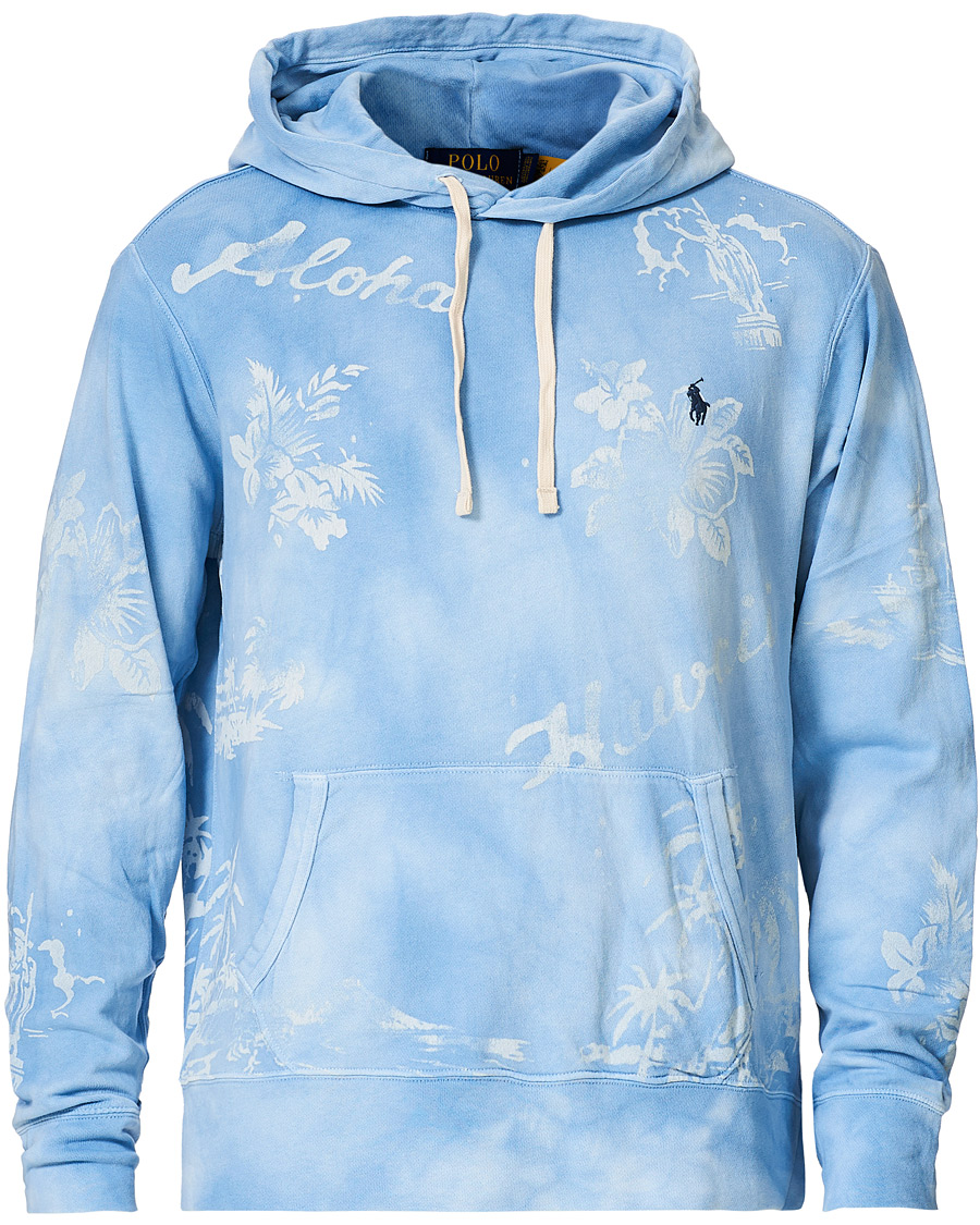 Herr | Tröjor | Polo Ralph Lauren | Printed Spa Terry Hoodie French Blue