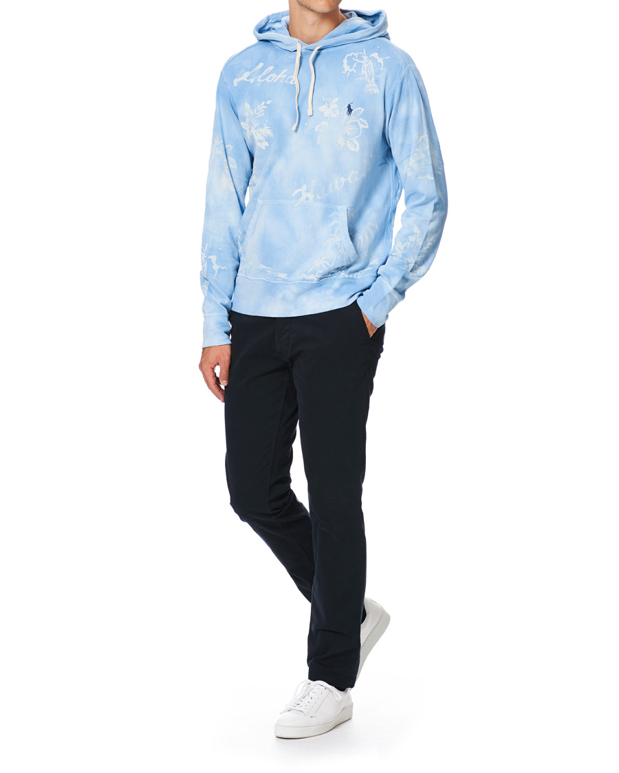 Herr | Tröjor | Polo Ralph Lauren | Printed Spa Terry Hoodie French Blue