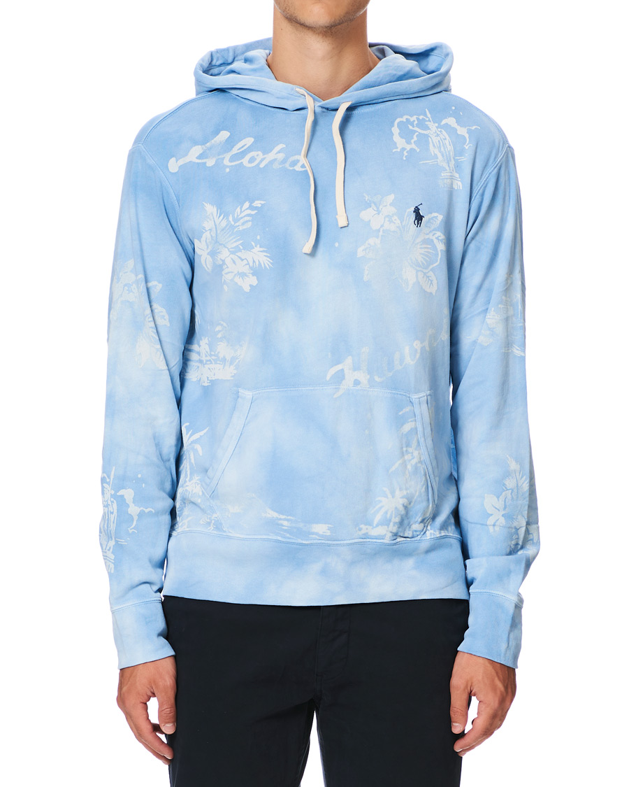 Herr | Tröjor | Polo Ralph Lauren | Printed Spa Terry Hoodie French Blue