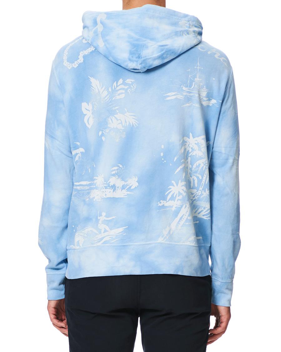 Herr | Tröjor | Polo Ralph Lauren | Printed Spa Terry Hoodie French Blue