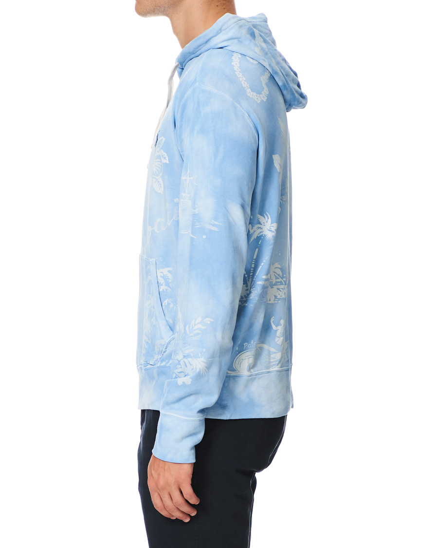 Herr | Tröjor | Polo Ralph Lauren | Printed Spa Terry Hoodie French Blue