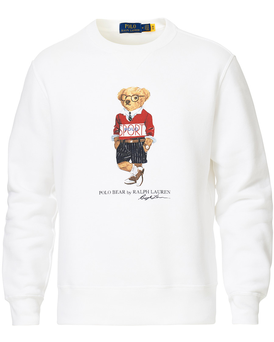 Herr | Tröjor | Polo Ralph Lauren | Printed Sports Bear Sweatshirt White
