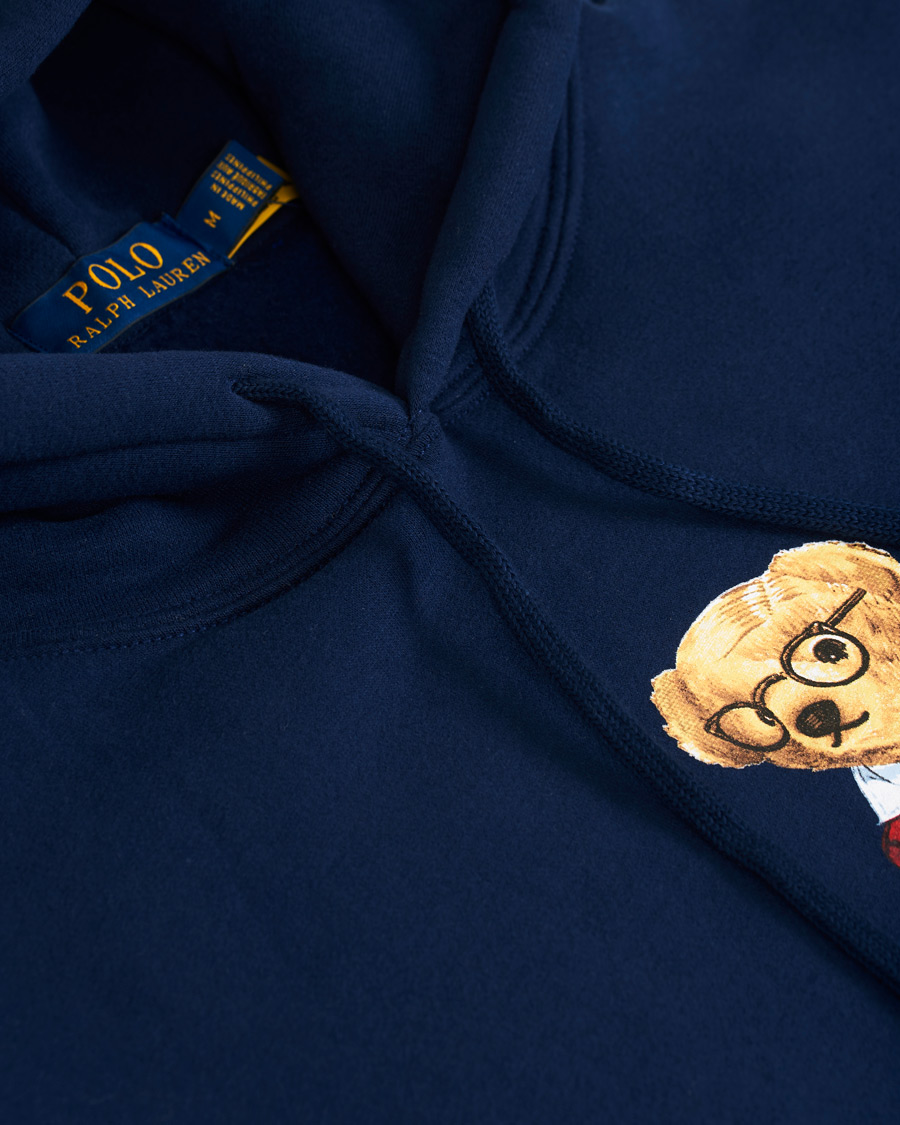 Herr | Tröjor | Polo Ralph Lauren | Printed Sports Bear Hoodie Cruise Navy
