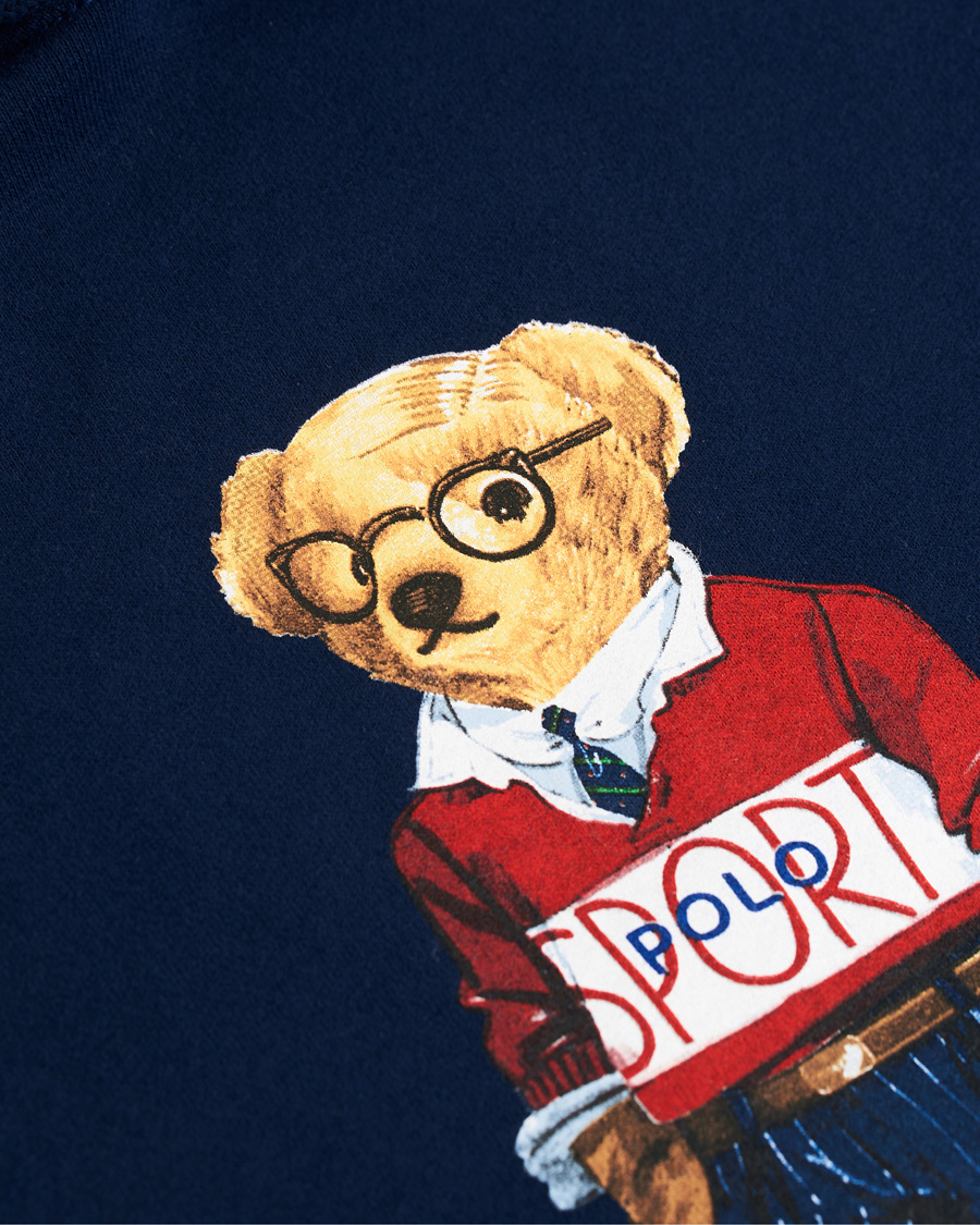 Herr | Tröjor | Polo Ralph Lauren | Printed Sports Bear Hoodie Cruise Navy
