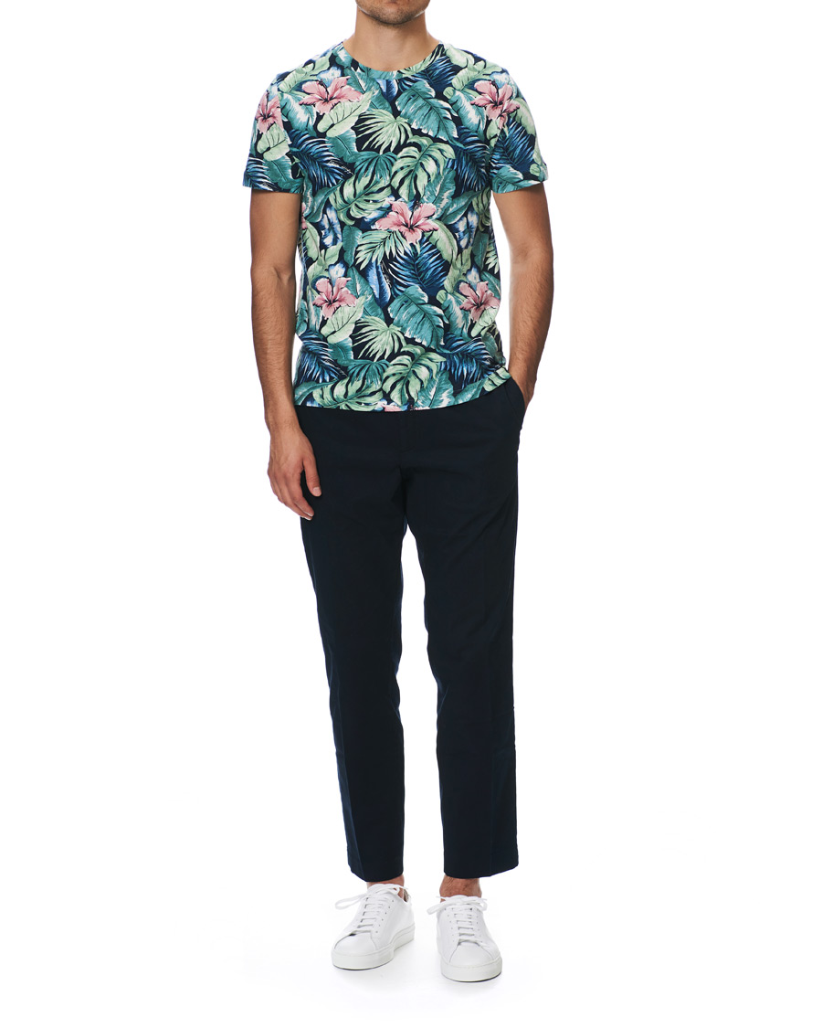 Herr | T-Shirts | Tommy Hilfiger | All Over Flower Printed Crew Neck Tee Green Bay