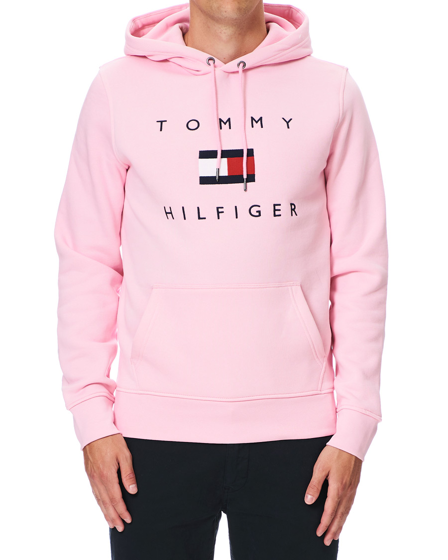 Herr | Tröjor | Tommy Hilfiger | Flag Logo Hoodie Classic Pink