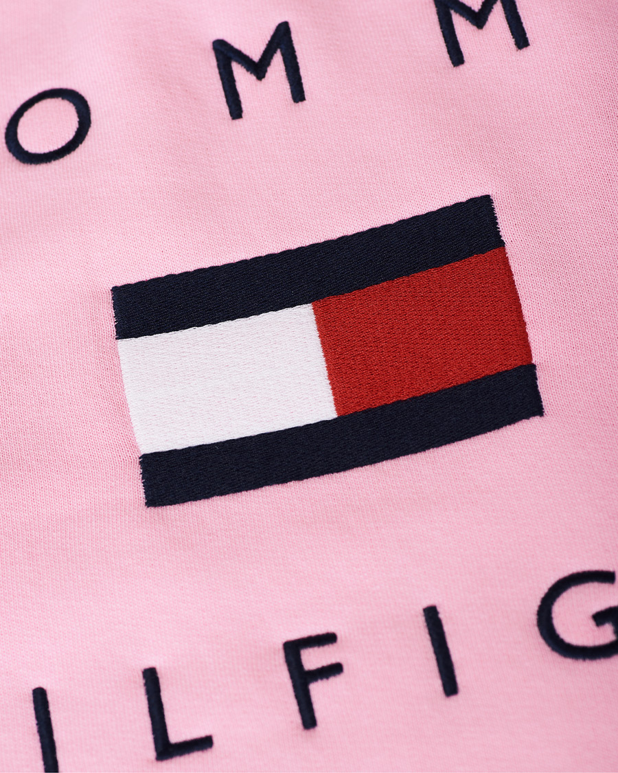 Herr | Tröjor | Tommy Hilfiger | Flag Logo Hoodie Classic Pink