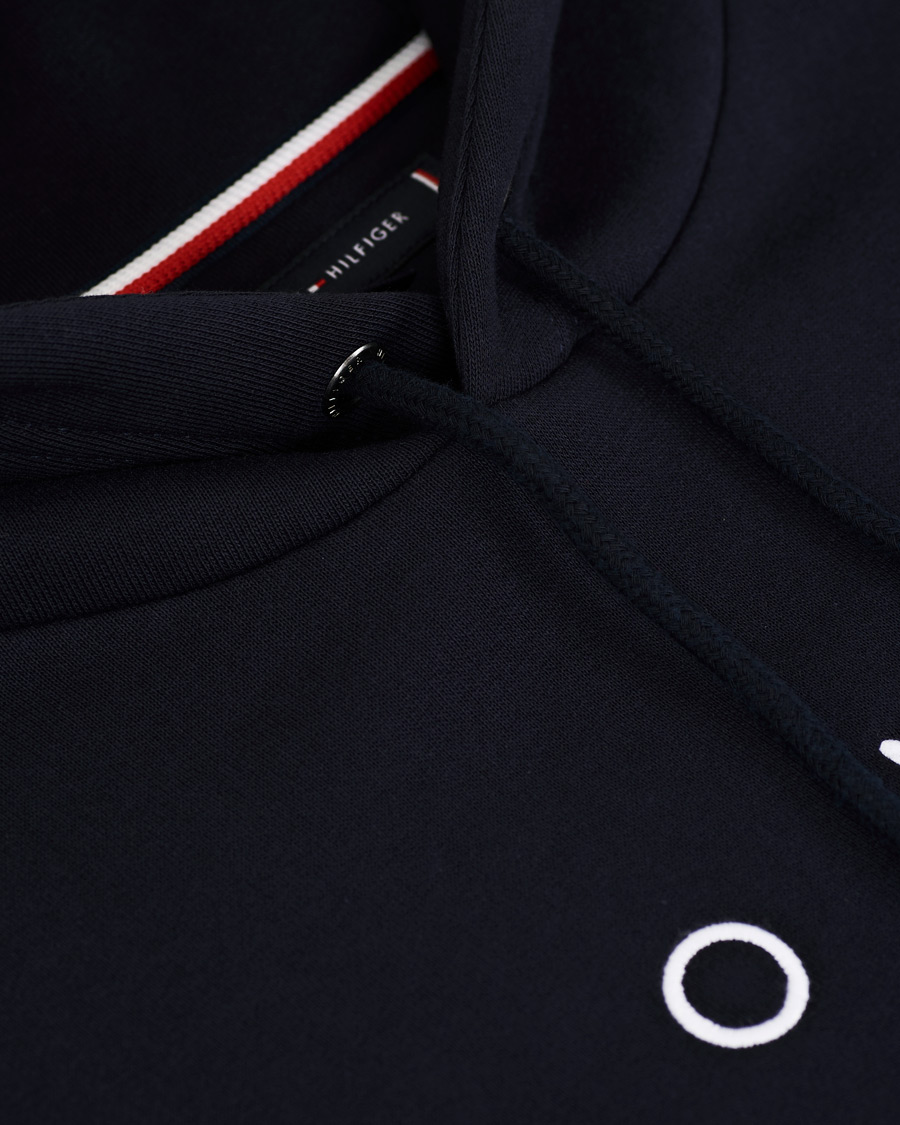 Herr | Tröjor | Tommy Hilfiger | Flag Logo Hoodie Desert Sky