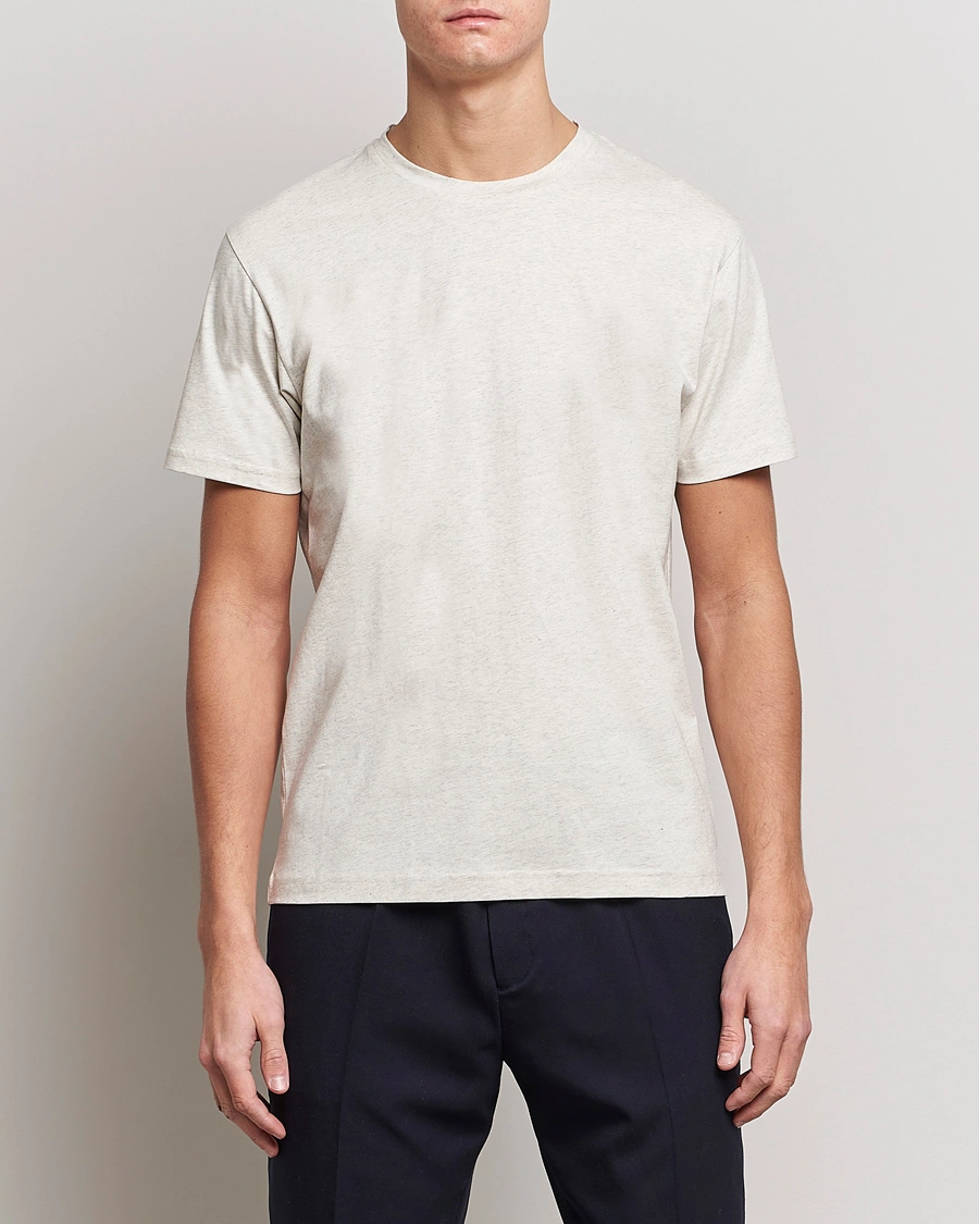 Herre |  | Sunspel | Riviera Midweight Tee Archive White