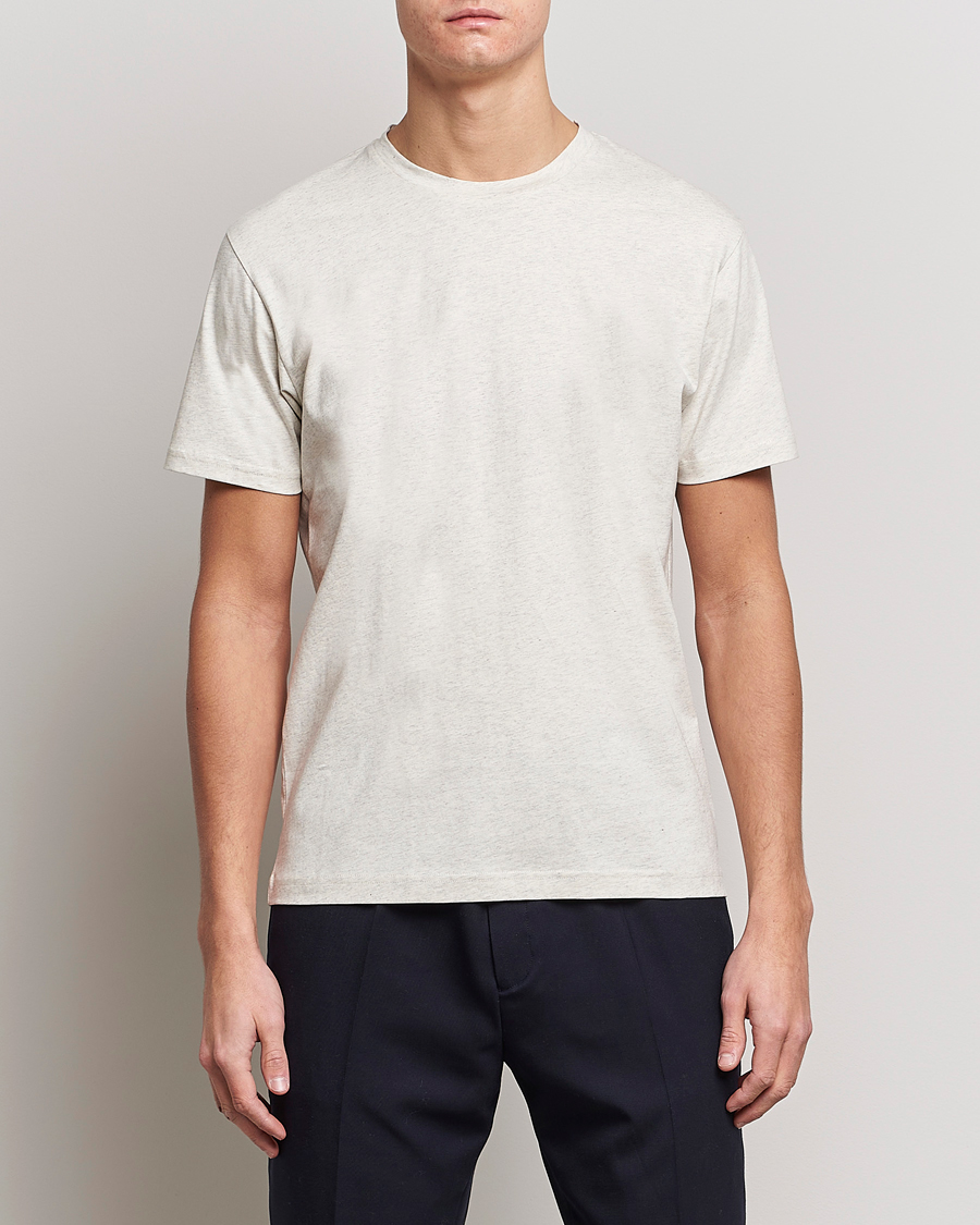 Herr | T-Shirts | Sunspel | Riviera Midweight T-Shirt Archive White