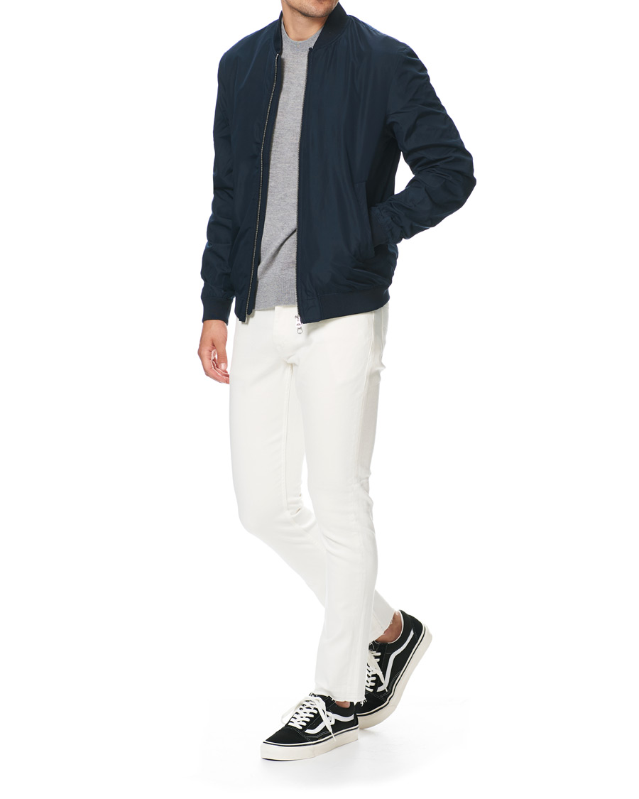 Herr | Jeans | Tiger of Sweden Jeans | Evolve Panel Organic Cotton Stretch Jeans White