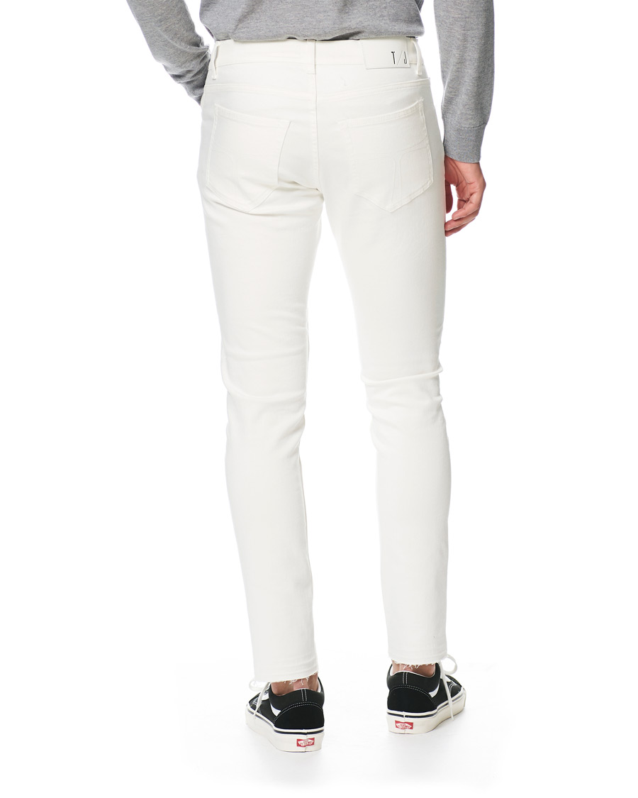 Herr | Jeans | Tiger of Sweden Jeans | Evolve Panel Organic Cotton Stretch Jeans White