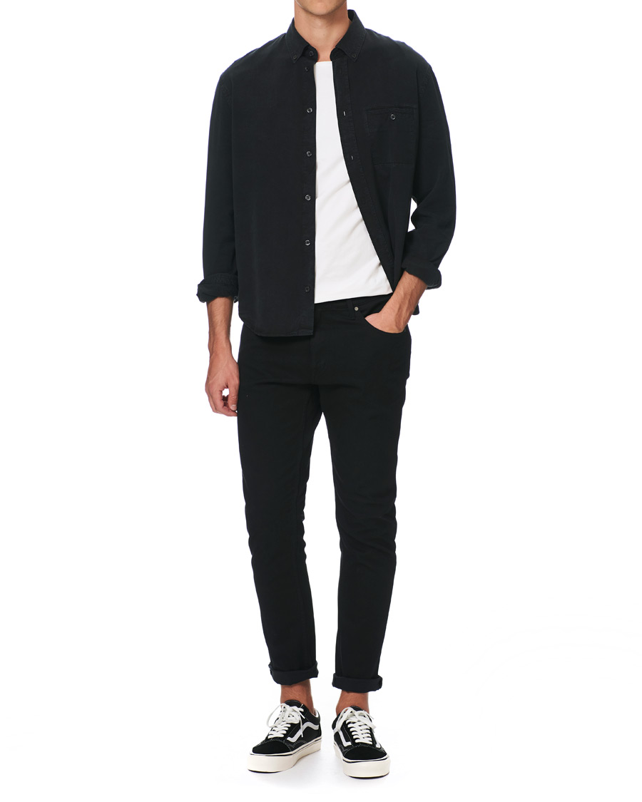 Herr | Skjortor | Filippa K | Zachary Tencel Shirt Almost Black