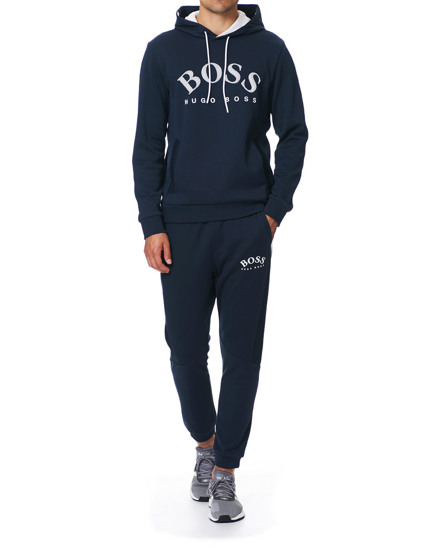 Herr | Byxor | BOSS GREEN | BOSS Athleisure Hadiko Sweatpants Navy